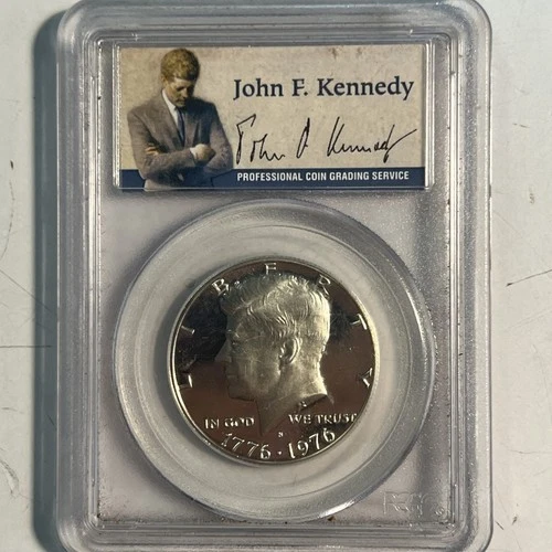 1976-S Kennedy Half Dollar PCGS PR69 DCAM Silver 50C Bicentennial