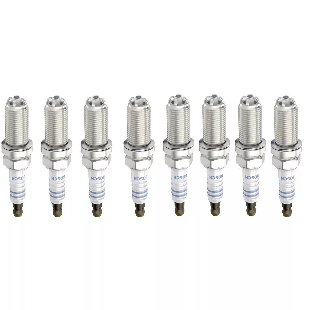 For Porsche Panamera 4.8L Cayenne 8x Spark Plugs Pack of 8 FGR5NQE04 OEM Bosch