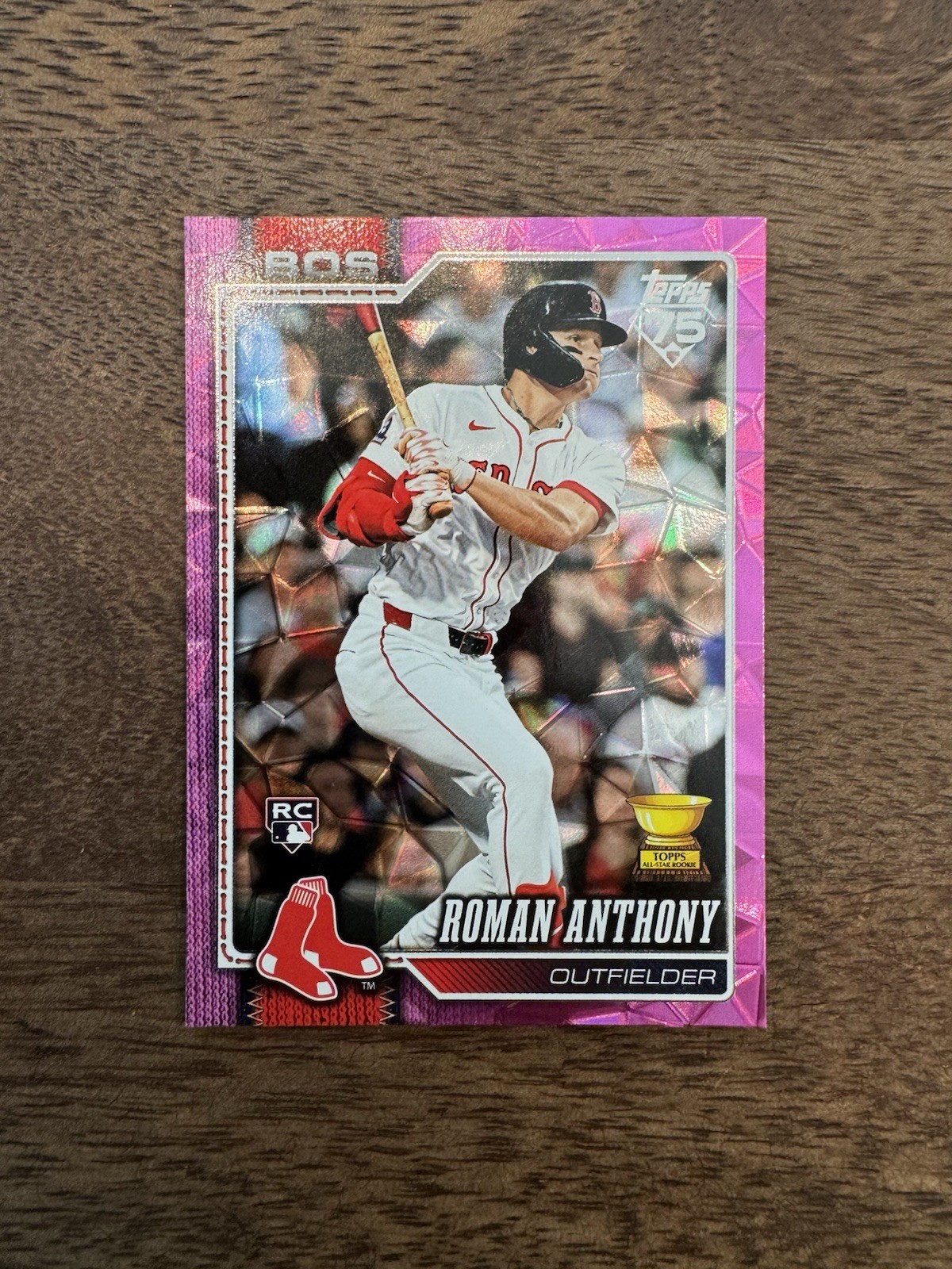 2026 Topps Series 1 - Roman Anthony #189 Pink Diamante Foil (RC)