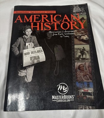MasterBooks American History Homeschool Student Textbook  Stobaugh 