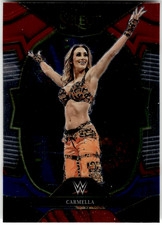 2023 Panini Select WWE #18 CARMELLA Red & Blue RAW Wrestling