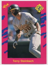 Terry Steinbach 1990 Classic Update #T46  Oakland Athletics  #2