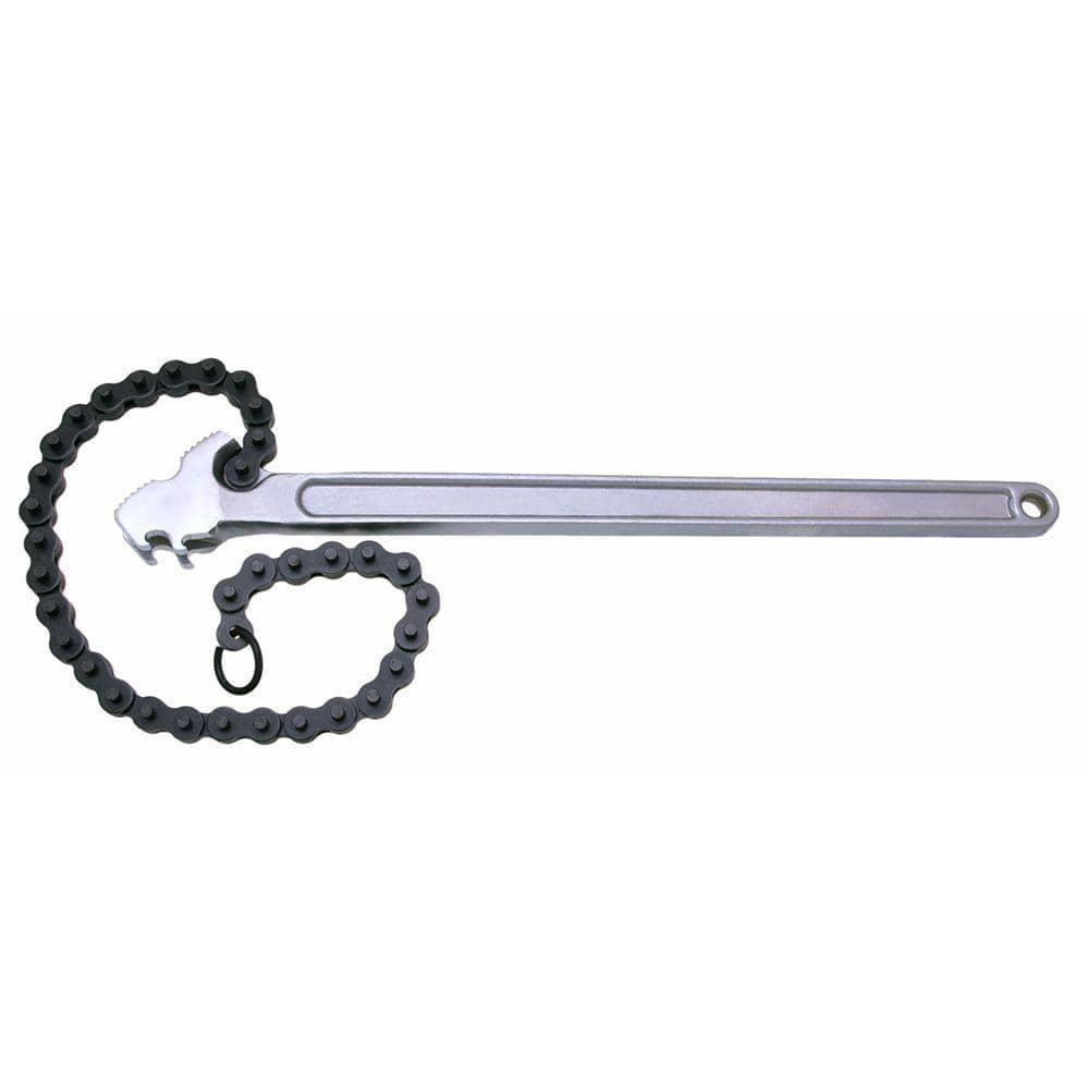 Crescent 24 in Chain Wrench Pipe Double Action Grip 6 in Fit Chrome Steel
