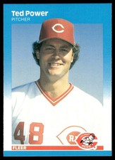 1987 Fleer Ted Power Cincinnati Reds #210