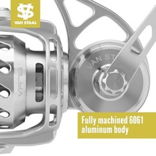 Mulinello Da Pesca Fisso Van Staal VR Series VR150 Argento