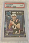 2024 Panini Donruss - Rated Rookie Retro Drake Maye #16 (RC) - PSA 8 NM-MT