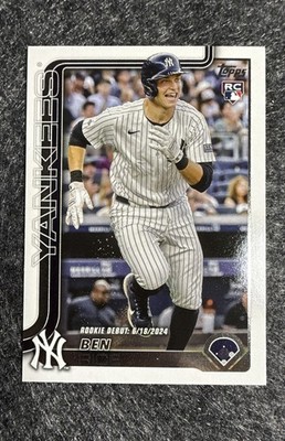 2025 Topps Update Series - Rookie Debut Ben Rice #US25 RC