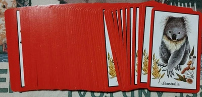 54 cartes jeu poker kangourou cadeaux australie fabriqués à hong kong - Photo 1/3