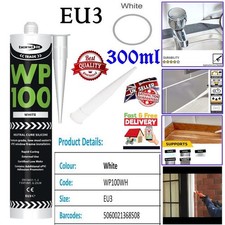 Bond It WP100 Silicone Sealant Seal Rapid Cure Mastic External Door Window 300ml