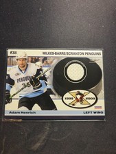 2008/09 Wilkes Barre Scranton Penguins WBS Jersey Card #38 Adam Henrich
