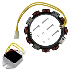 Stator Alternator 592830 with 845907 Voltage Regulator for Briggs John Deere