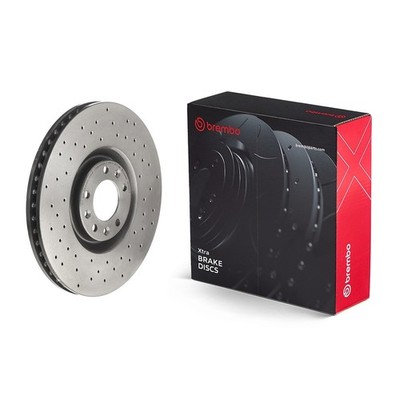2x Bremsscheibe XTRA LINE - Xtra BREMBO 09.A829.1X für RCZ PEUGEOT 16V HDi