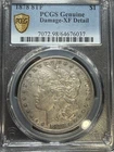1878 P Morgan Silver Dollar PCGS Genuine - XF Details (98 - Damage) 8TF
