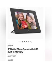 Aluratek ASDMPF09 8in LCD Digital Photo Frame BRAND NEW IN BOX
