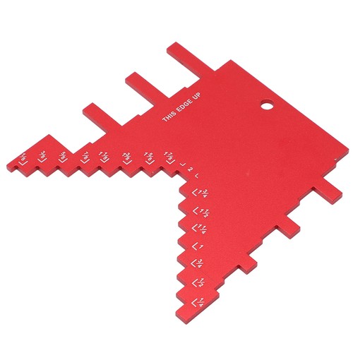 Step Depth Gauge 2 In 1 Accurate Markings Gauge For Router Table Saw Red - Picture 6 of 24