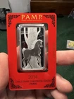 2014 PAMP Suisse 1 oz .999 Fine Silver bar Lunar Calendar Series Horse Bullion