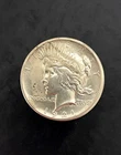 1921 HIGH Relief SILVER Peace Dollar AU++