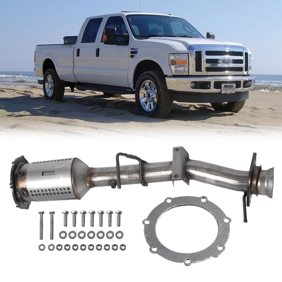 Convertidor catalítico para Ford F350 F250 Super Duty 2008-2010 diésel 6,4 L turbo Foto 3 de 4
