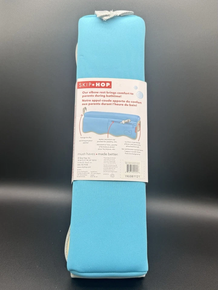 Skip Hop Moby Bañera Codero Azul Cómodo Cómodo Antideslizante Succión NUEVO Foto 2 de 2