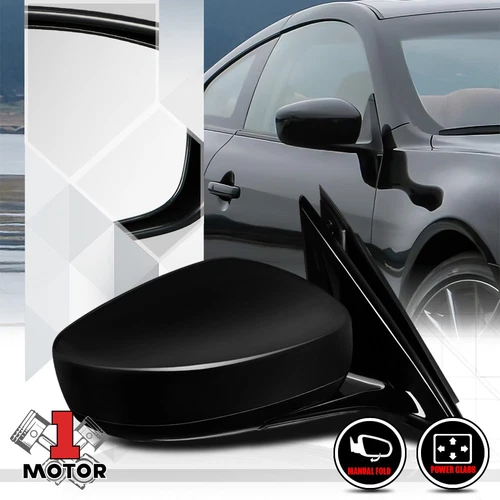 [Right]Passenger Side Power Foldable OE Replacement Mirror for 09-15 G37/Q40 4Dr