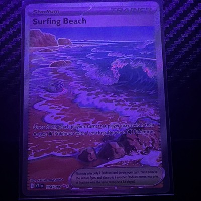 Pokemon TCG Surfing Beach 114/086 Trainer-Stadium Full Art Uncommon Eng