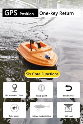  3KG Bait Fish finder 500m Smart one-Key Return Cruise GPS RC Bait Fishing Boat