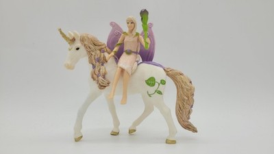 Schleich Einhorn mit Elfe (aus Set 42445) Bayala in TOP ZUSTAND