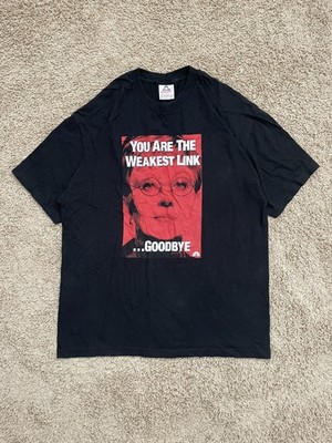 Vintage Y2K Weakest Link NBC TV Game Show T-Shirt Adult XL USA Television Promo