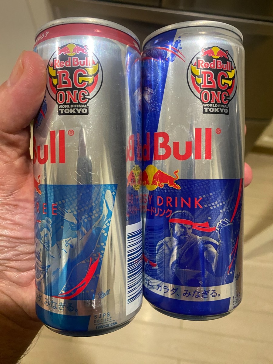 RED BULL cans 2015-2025 BC ONE Japan Air Race Streetfighter F1 top