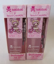 Beauty Creations x Tokidoki Donutella Lychee Scented Lip Oil Set of 2