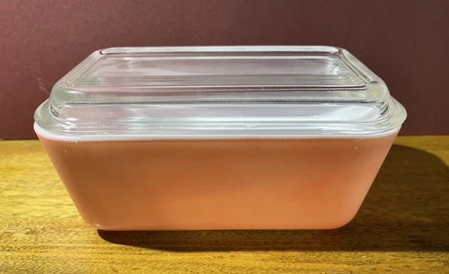 Vintage Pink Pyrex 502 Refrigerator Dish