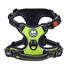PoyPet No Pull Dog Harness No Choke Front Clip Dog Reflective Harness Adjusta...