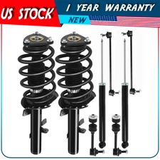 Front Struts w/ Coil Spring Rear Shocks Sway Bar Links For 2014-2018 Ford Escape
