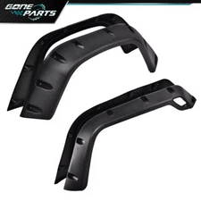 For Jeep Wrangler TJ 97-06 7" Wide Pocket Extended Fender Flares Kit Black 6pcs