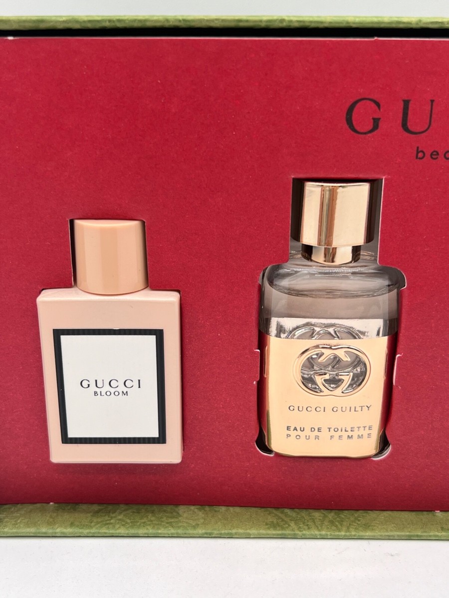 NEW GUCCI BEAUTY PERFUMES SET Pieces MINIATURE PERFUMES SET x