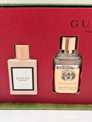 NEW GUCCI BEAUTY PERFUMES SET 4 Pieces MINIATURE PERFUMES SET 4 x