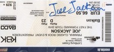 Joe Jackson Autogramme signed Ticket Essen 15.02.2016