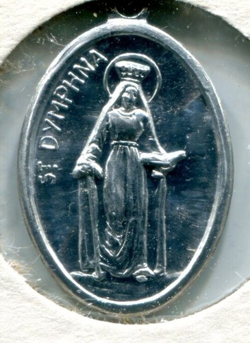 Mount Vernon NY St. Dymphna Medal & brochure Franciscan Mission - Picture 2 of 4