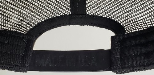 De colección Colmet Unionwear Negro Snapback Malla Camionero Gorra Sombrero Hecho en EE. UU. Nuevo Sin Etiquetas - Imagen 8 de 9