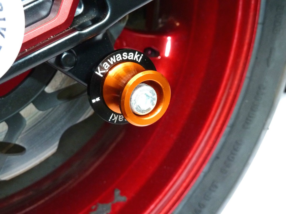 KAWASAKI ZX10R ZX6R ZX9R ER5 ER6 PADDOCK STAND BOBBINS COTTON