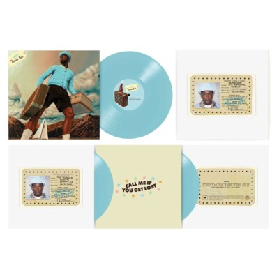 Tyler The Creator Call Me If You Get Lost The Estate Sale 3LP Blue Vinyl Booklet