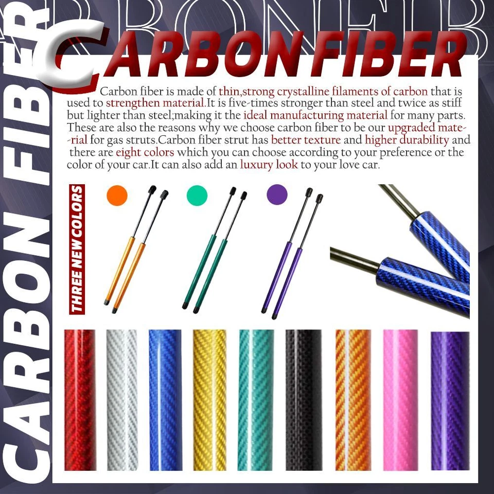 Trunk Struts for Toyota TownAce R40 R50 1996-2007 736mm Tailgate Lift Supports - image 4 of 4