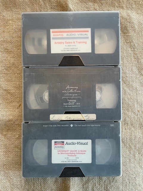 3 Amway Corporate VHS video tapes - lot 3