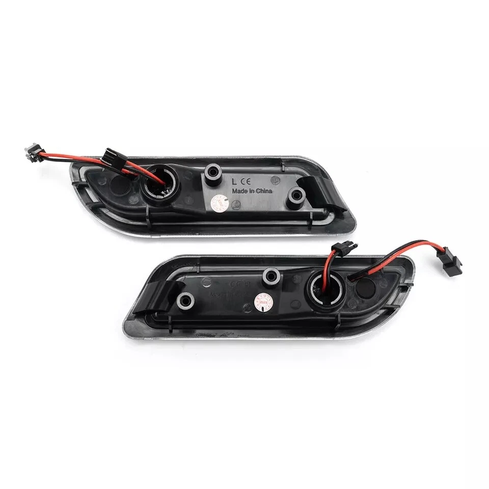 Clear Lens LED Side Marker Lights For 1998-04 Mercedes Benz SLK R170 CLK320 W208 - Image 4 of 4