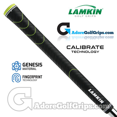 Lamkin Sonar Tour Calibrate Standard PLUS Griffe - Schwarz / Limettengrün x 3