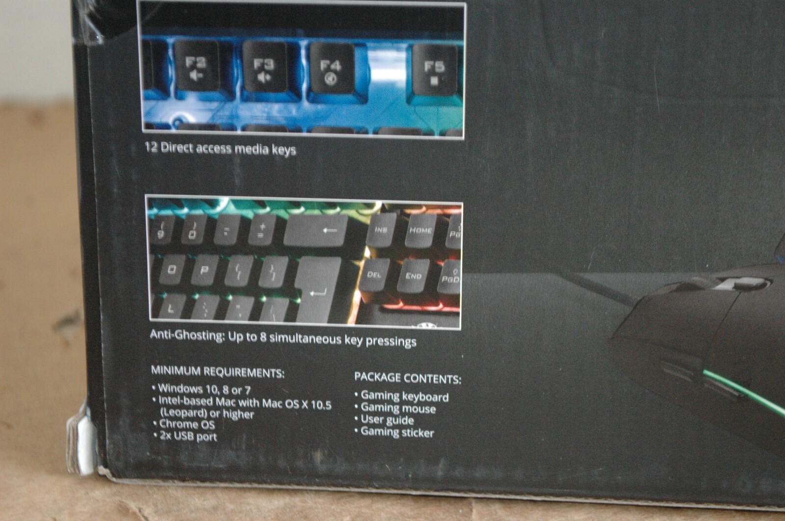 TRUST AZOR GTX 838 GAMING COMBO MOUSE AND KEYBOARD eBay