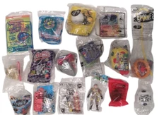 Lot of 16 Obscure Fast Food Toy Lot - Wendys / Sonic / Long John Silver / Braums