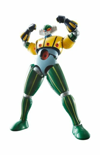 Action figure di transformer e robot Bandai, tema super robot chogokin