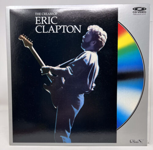The Cream of Eric Clapton - Laserdisc , Made in England - Picture 1 of 4