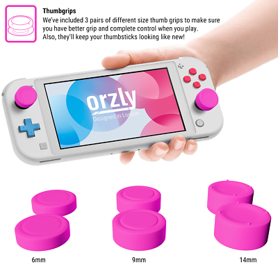 Nintendo Switch Lite Comfort Grip Case in Pink | eBay